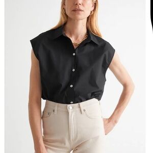 & Other Stories Boxy Sleeveless Shirt